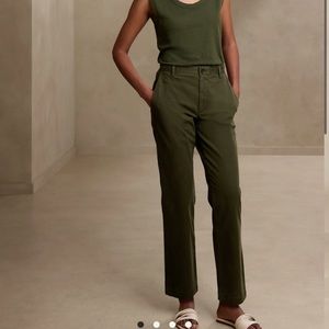 high rise chino pant